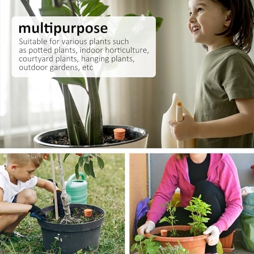8pcs Ollas Self Watering Terracotta Planter Terra Cotta Clay Watering Spikes for Indoor Outdoor Plants - Large Reservoir Bulbs - Image 4