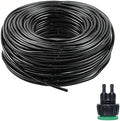 1/4'' Garden Watering Hose 4/7mm PVC Micro Drip Irrigation Pipe Tubing, for Sprinkler Lawn Pot Plant Greenhouse (Color : SPL11-065-60M) by Unknown