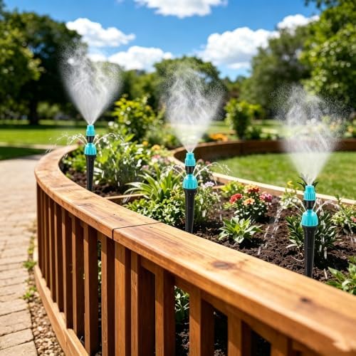 80 150 300 Ft Adjustable Flow Micro Sprinkler Assembly with Accessories by Unknown