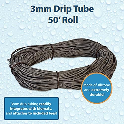 Blumat 50ft Flexible Silicone 3mm Drip Irrigation Tubing for BluSoak System - Image 3