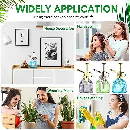 Maxdot 12Pcs Glass Plant Mister Spray Bottle 220ml, Mixed Sprayer - Image 6
