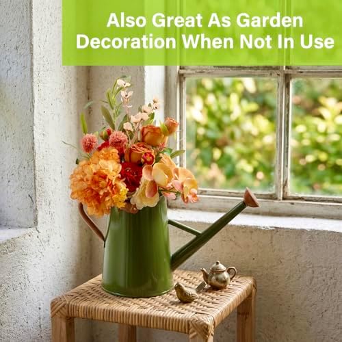Watering Can for Outdoor&Indoor Plants，1.5 Gallon，Dark Green - Image 7