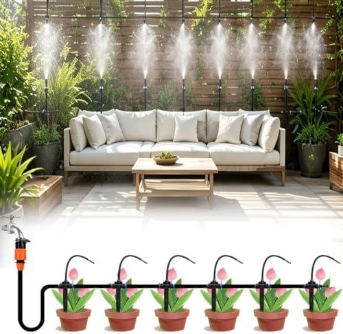 Drip Irrigation Kit, Adjustable Watering System for Potted Plants by Unknown