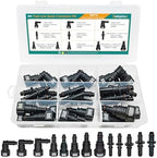 Fuel Line Quick Connect Fittings, 30pcs Fuel Line Repair Kit, 13 Size by Dekiphox