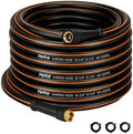 Heavy Duty Hybrid Rubber Garden Hose 50FT, 5/8", Water Hose for Outside by HODUPdirect