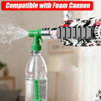 MP5S Pressure Washer Gun with Swivel - 3000 PSI High Pressure Spray Gun with 3/8" Quick Connect Plug Inlet, Foam Cannon Compatible Power Washer Handle for Car, Home & Outdoor Cleaning (Red) - Image 3