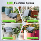 RAINPOINT Easy-Setup Solar Drip Irrigation System Outdoor & Indoor, Automatic Plant Waterer Device Kit Beginner-Friendly Garden Raised Bed Grow Tent Water 10-15 Plants - Image 5
