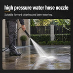 2Pcs High Pressure Hose Nozzle,Heavy Duty Adjustable Twist Hose Nozzle Jet Sweeper Nozzle,Home High Pressure Car Wash Water Gun,Washing Patio Cleaning, And Lawn Watering(And Washing US3/4") - Image 4