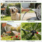 25ft Stainless Steel Garden Hose, Kink-Free Metal Hose for Yard & RV - Image 3