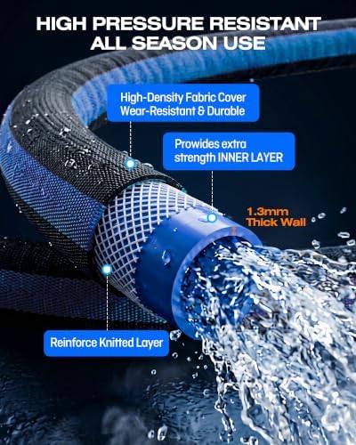 Flexible Garden Hose 50 FT, Ultra Lightweight Water Hoses - Image 4