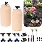 2pcs 4x4x8in 41oz Drip Irrigation System Olla Watering System Insert Devices for Vacation Garden Use Terracotta Olla Pots Classic Vacation Plant Watering Devices by LovelyRan