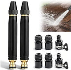 2026 New Jet Nozzle Power Washer for Garden Hose,Portable Home High Pressure Car Wash Water Gun for Plant Watering Lawn Car,Upgrade Heavy Duty Adjustable High Pressure Hose Nozzle. (1) by ZSJO