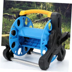 Freestanding Garden Hose Reel Storage Rack, PP Blue, 35m - Image 5