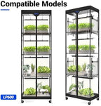 Barrina Plant Stand Tent, Clear, 24.4 x 15.0 x 70.1IN, Fits LP600 - Image 6