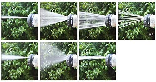 Water Hose Nozzle Sprayer, 8 Spray Patterns, Stepless Speed Regulation Garden Hose Nozzle, Garden Hose Spray Nozzle - Image 6