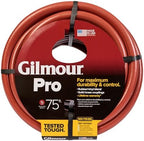 Gilmour Pro Commercial 3/4" x 75' Heavy Duty Water Hose, Durable and Kink Resistant 75 ft Garden Hose by Gilmour