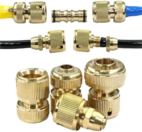 Expandable Garden Hose Repair Kit 3PCS Brass Hose Adapter Quick Coupler Irrigation Connection Faucet Gardening Watering Accessories(3I4 Inch Adapter) - Image 5