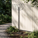 Kisangel Freestanding Garden Hose Holder, No Messy Tangled Hose, Black - Image 5