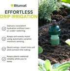 Blumat Irrigation System for 8 Plants w/Pressure Reducer | Automatic Drip Irrigation Kit | No Electricity, No Batteries Required | Garden, Patio, Hanging Baskets, Raised Bed, Greenhouse - Image 5