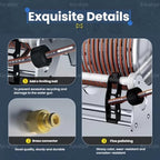 Stainless Steel Wall Mounted Floor Standing Hose Reel B-10mHose - Image 7