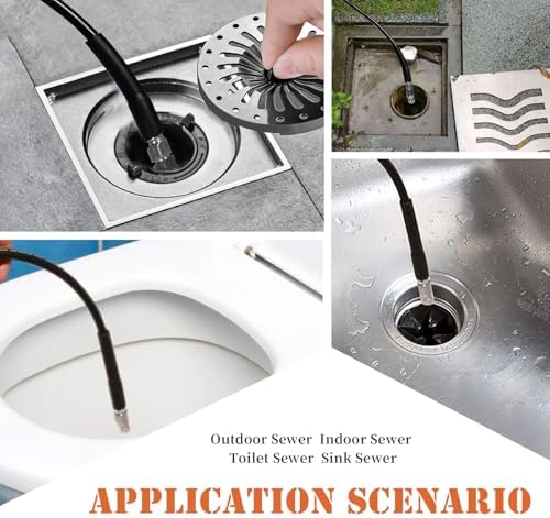 50FT Sewer Jetter Kit for Pressure Washer, 5800PSI Drain Cleaner Hose - Image 6