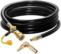12 ft RV Propane Quick Connect Hose for Blackstone 17 and 22 Inch Griddles by DOZYANT