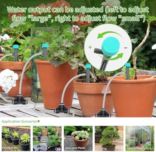 Automatic Watering System for Potted Plants | Indoor Plant Waterer with Programmable Timer, Dual Self-Priming Pumps, Drip Irrigation Kit for Up to 20 Plants - Image 3