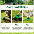 12PCS Sprinkler Head Protectors 3.6" Outdoor Lawn Sprinkler Protector Covers - Image 7
