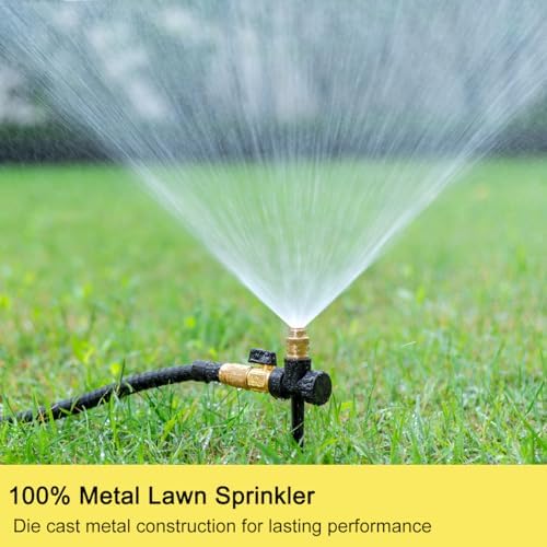 FANHAO Professional Garden Hose Nozzle + 2 Pack Lawn Sprinkler - Image 2