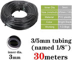 PVC Garden Water Hose Irrigation Watering Tubing, 1/8'' 1/4'' 3/8'' Black White Blue Transparent Hose (Size : 3l5mm x 30m) - Image 2