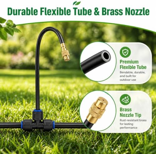 Bonviee 240FT Drip Irrigation System with Adjustable Nozzles - Image 5