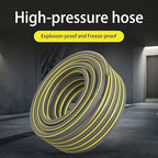 Heavy Duty Rubber Garden Hose Drinking Water Safe Flexible Outdoor Hose with Crush Proof Fittings for Lawn Irrigation Gray-4-points 20m - Image 7