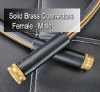 Atlantic Garden Hose 100 ft Black 5/8" Heavy Duty Water Hose Extension - Image 3