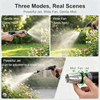 Jet Nozzle Pressure Washer-Turn Any Hose Into High-Pressure Water Cleaning Jet,Rotating Nozzle with 3 Spray Modes and Can Control The Flow of Water for Garden Hose,Patio, Car (Complete Set) - Image 2