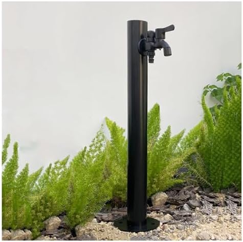 Stainless Steel Outdoor Faucet Vertical Garden Hose Stand - Durable Freestanding Water Column for Garden, Patio, Yard Use - Rust-Resistant 304 Design by Unknown