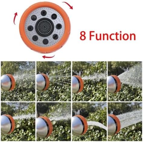 Garden Hose Foam Nozzle, 8 Spray Patterns, 3-grade foam control - Image 4