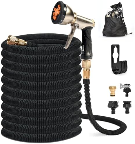 Garden Hose Spray Gun, 10-Pattern High Pressure Metal Nozzle by NORSMIC