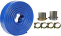 6" IN X 100' Feet Agricultural PVC Lay Flat Discharge Pump Hose Threaded Camlock by POWER+PRODUCTS