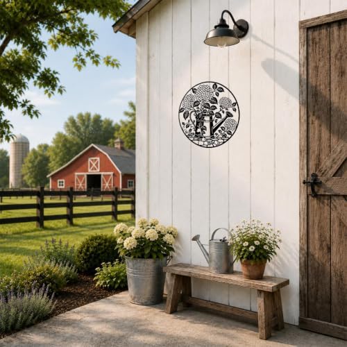 Watering Can Metal Wall Art as Charming Garden Accent for Bedroom Decor - Image 7
