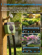 meross WiFi Water Timer for Garden, Hose Timer with Brass Inlet & Outet - Image 3