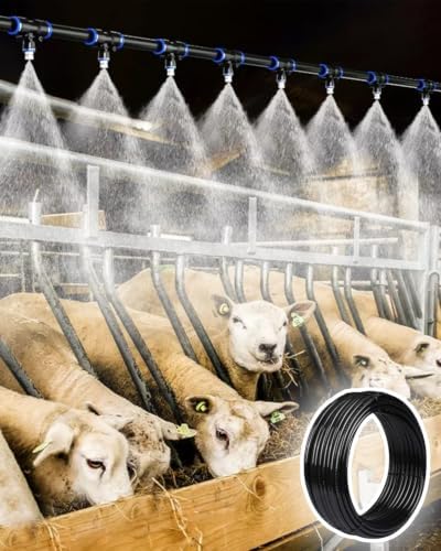 Adjustable Drip Irrigation Livestock Farms Parts, Long Cooling Spray Kit by Unknown