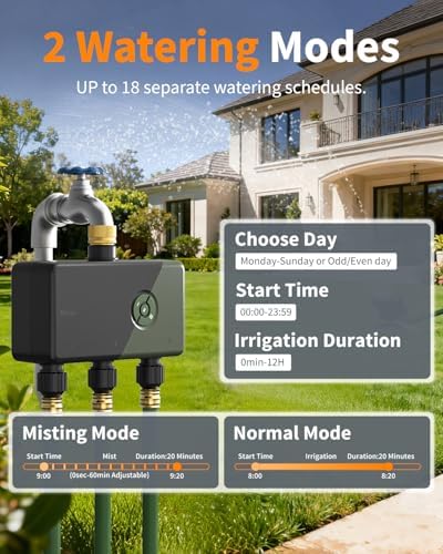Diivoo Brass 3 Zone WiFi Water Timer - Image 2