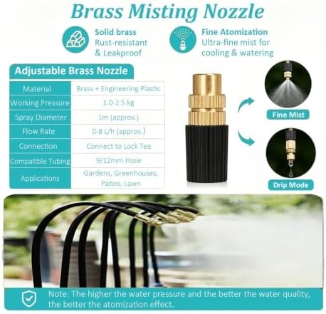 360° Adjustable Irrigation System with Bendable Brass Nozzles - Image 5