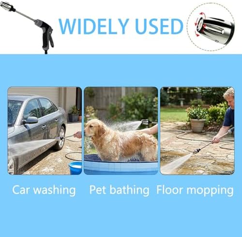Turn Any Hose into a High Pressure Water Cleaning Jet, 2026 New Heavy Duty Garden Hose Nozzle, For Car Washing, Patios and Furniture That Fits Most Standard Garden Hoses - Image 7
