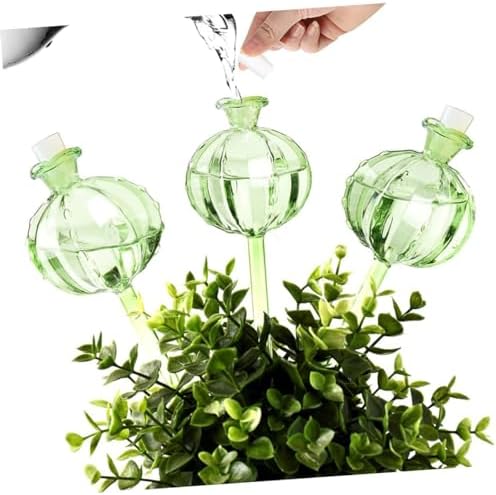 BESPORTBLE 4pcs Self Watering Bulbs Clear Glass Plant Watering Globes for Automatic Plant Care Cactus Shaped Easy to Use Decorative - Image 3