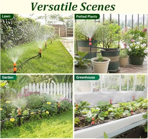 Garden Watering Hose Spray Misting, Drip Irrigation System Kit - Image 7