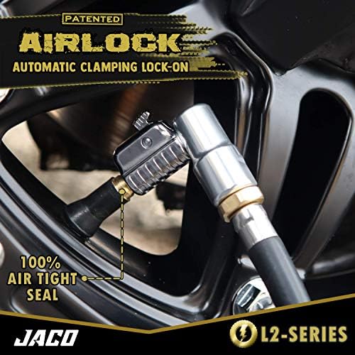JACO Lightning L2 Quick-Connect Tire Air Chuck - 1/4" F-NPT (Open Flow) (2-Pack) - Image 4
