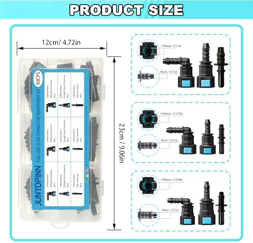 30PCS Fuel Line Quick Connector Assortment Kit，Fuel Line Repair Kit - Image 3