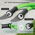 75ft Black Heavy Duty Garden Hose & 75ft Green Lightweight Garden Hose - Image 5