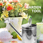Vintage Stainless Steel Garden Watering Kettle 5l Silver for Bonsai Xmas - Image 5